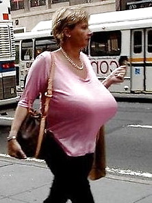 Breasts Being Walked By Their Owners