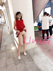 Chinese Girl Flashing In Public