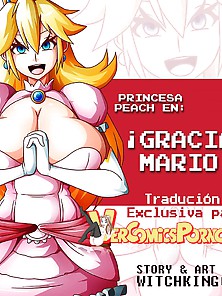 Princess Peach In Thanks Mario