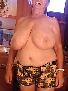 Granny Huge Tits Pt.  1