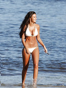 Michelle Keegan - On The Beach In St.  Vincent