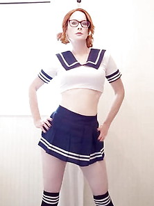 Sexy Wife In Hentai Sailor Outfit