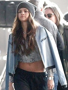 Selena Gomez Showing Her Sexy Tummy During A Photoshoot