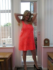 Lily In Her Little Orange Dress