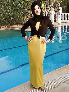 Turbanli Hijab Arab Turkish Muslim Asian Karisik