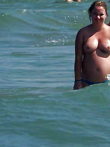 Spy Beach Boobs Woman Romanian
