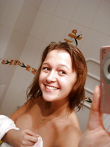 Cute Teen In Shower