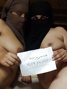 Two Arab Niqab Lesbian Sluts