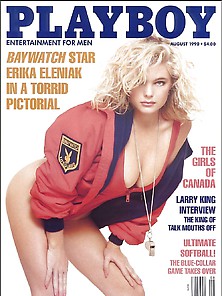 Primeras Revistas Playboy Agosto 1990 Erika Eleniak