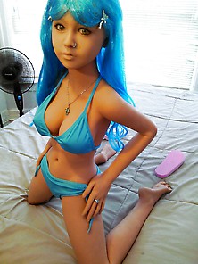 Nina's Blue Bikini 2