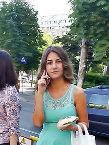 Spy Upskirt 927 Face Teens Girl Romanian