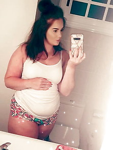 Single Slut Holly Has No Idea Who Got Her Pregnant