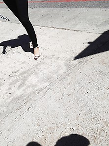 Candid Heels In Motion