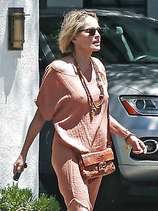 Sharon Stone Braless O&a Beverly Hills 6-28-17