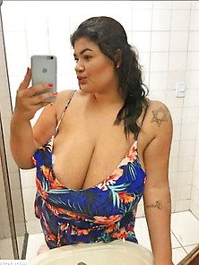 Latin Girl With Huge Tits