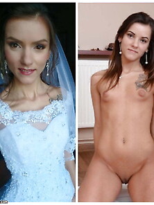Brides Exposed Dressed And Undressed Before After