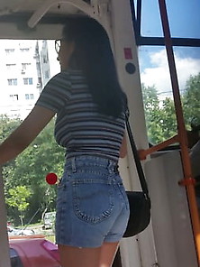Spy Sexy Ass Short Teens Girl Romanian
