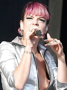 Lily Allen Great Nipple Slip Collection