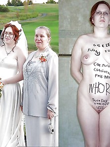 Dressed And Undressed Sluts Brides Edition