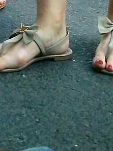 Spy Fingers,  Foot,  Shoes,  Legs,  Ankle Woman Romanian