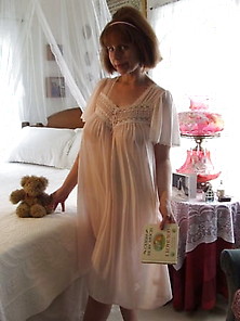 Mature Model Nightgown