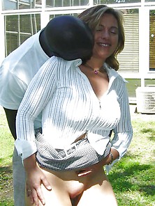 White Wife Services Her Black Bull Any Time Any Place!