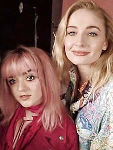 Sophie Turner And Maisie Williams - Glamour Uk (March 2019)