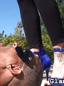 Black Guy Blindfold Licking