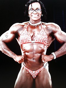 Monique Hayes Is A Natural Born Ebony Muscle Queen