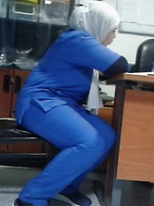 2 Arab Ehyptian Hijab Nurses So Hot Bodies Big Ass & Legs274