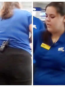 Thick White Girl Worker At Best Buy