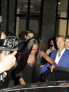 Naomi Campbell Is Glamorous At A Dinner