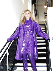 Purple Vinyl Or Pvc Coats And Jackets 1 - By Redbull18