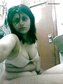 Indian Young Hot Girl Taking Selfie Of Her Sexy Big Boob