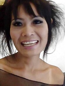 Slutty Thai Girl With Smooth Pussy Sucks And Fucks A White Dick