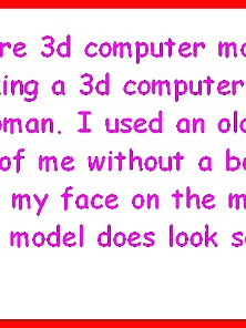 3D Models Of Me Fucking A 3D Model Of A Woman.