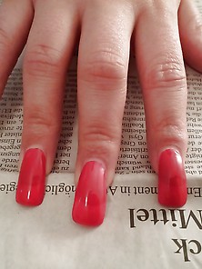 Wifes Long Nails (Red)
