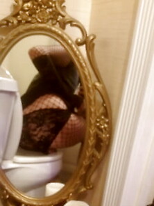 Cross Dressing In Fishnets And Lace