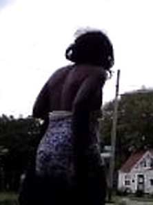 Black Detroit Street Hooker In Mini Dress
