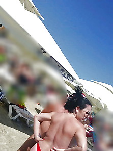 Spy Beach Sexy Ass Bikini Woman Romanian