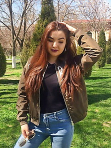 Elvina From Uzbekistan,  Cum Trebute On Her