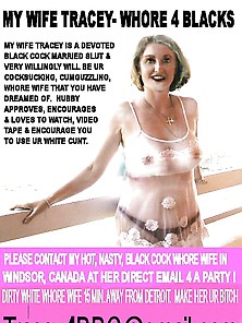 Tracey 38D Redhead Slutwife - Blackcock Whore 1