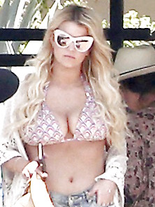 Jessica Simpson: Bikini Cowgirl Tits - Ameman
