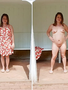 Nude Non-Nude Sexy Wife Public Outside Fun