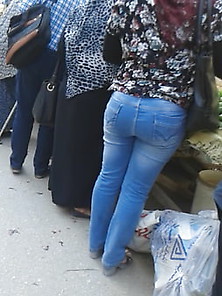 Arab Egyptian Hijab Hot Mom With Big Ass In Jeans 66