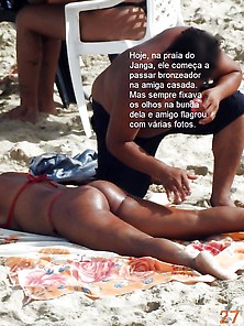 Smell Ass In Janga Beach,  Brazil.