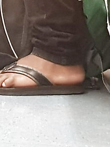Capture Of Sexy Ebony Boy Feet