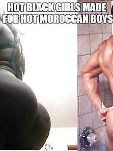 Hot Ebony Prefer Hot Moroccan Men