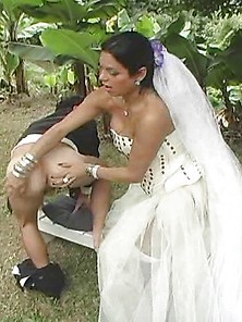 Erotic Wedding Nearby A Ladyboy Bride Bound To Have Erotic Ass-F
