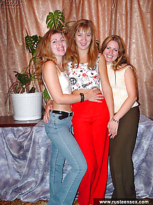 Horny Lesbian Trio